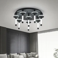 modern luxary led ceiling light 35 heads black gold romanitc ceiling lamps for living room bedroom surface mounted lights