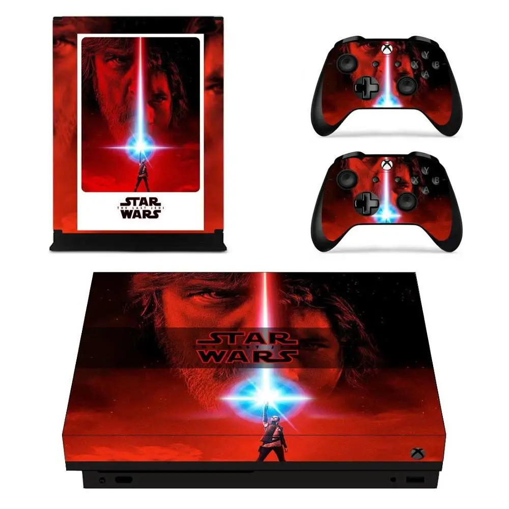 Звездные войны: последние Стикеры с джедаями для Xbox One X виниловая кожа наклейки