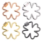 Многоугольные цветы из циркона для изготовления женских ювелирных изделий ручной работы, застежка, аксессуары, Подарочная коробка для ювелирных изделий, из ожерелья с застежкой и браслета