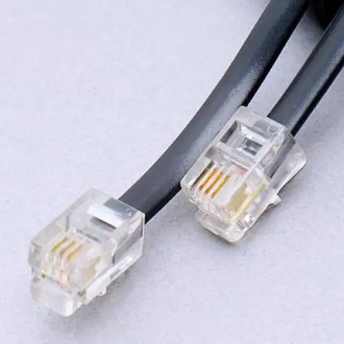1 шт. Замена мужской RJ11 к 4P4C разъем спиральный эластичный телефонные трубки