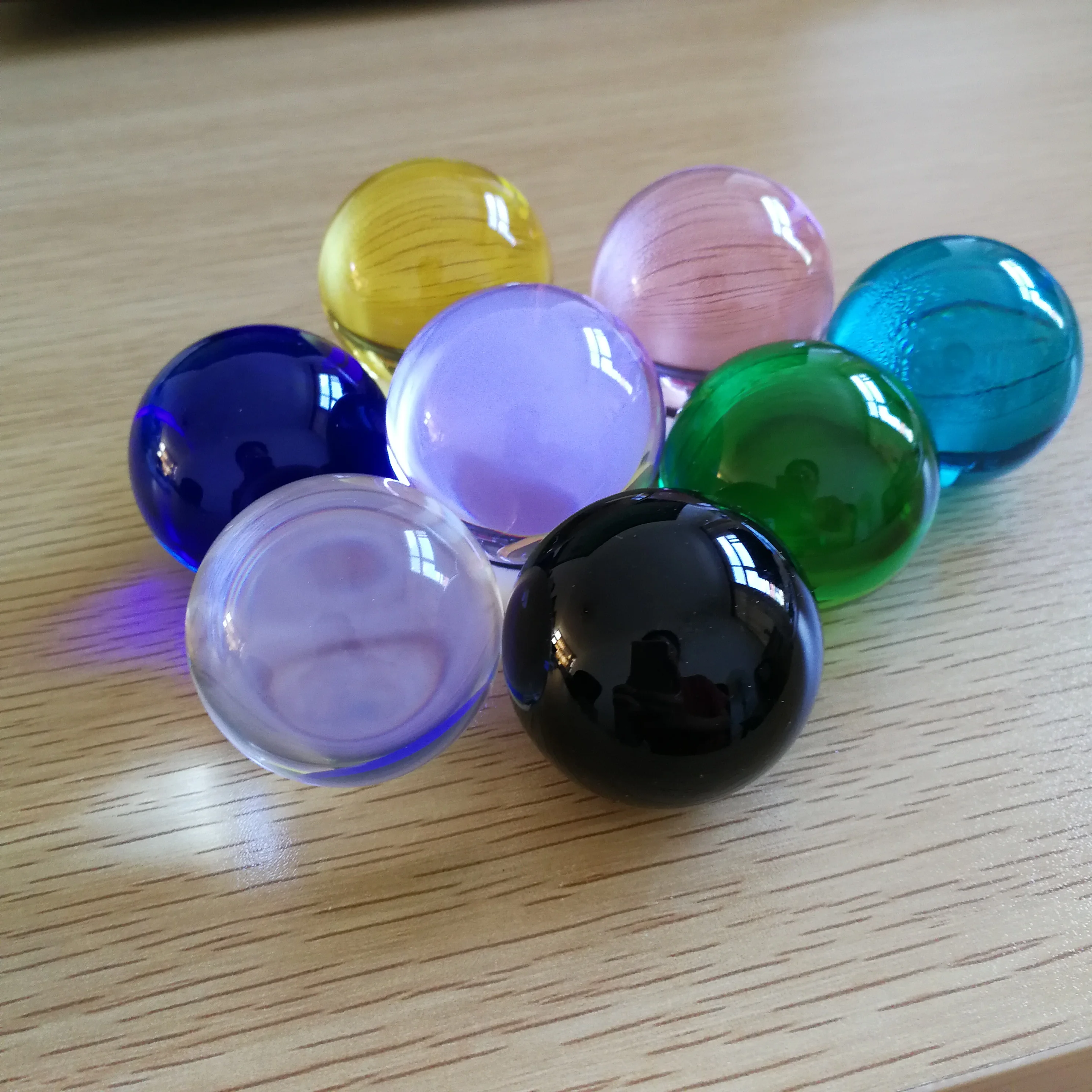 Хрустальная СФЕРА 60 мм/70 мм фотография разные цвета 1 шт. стеклянный шар