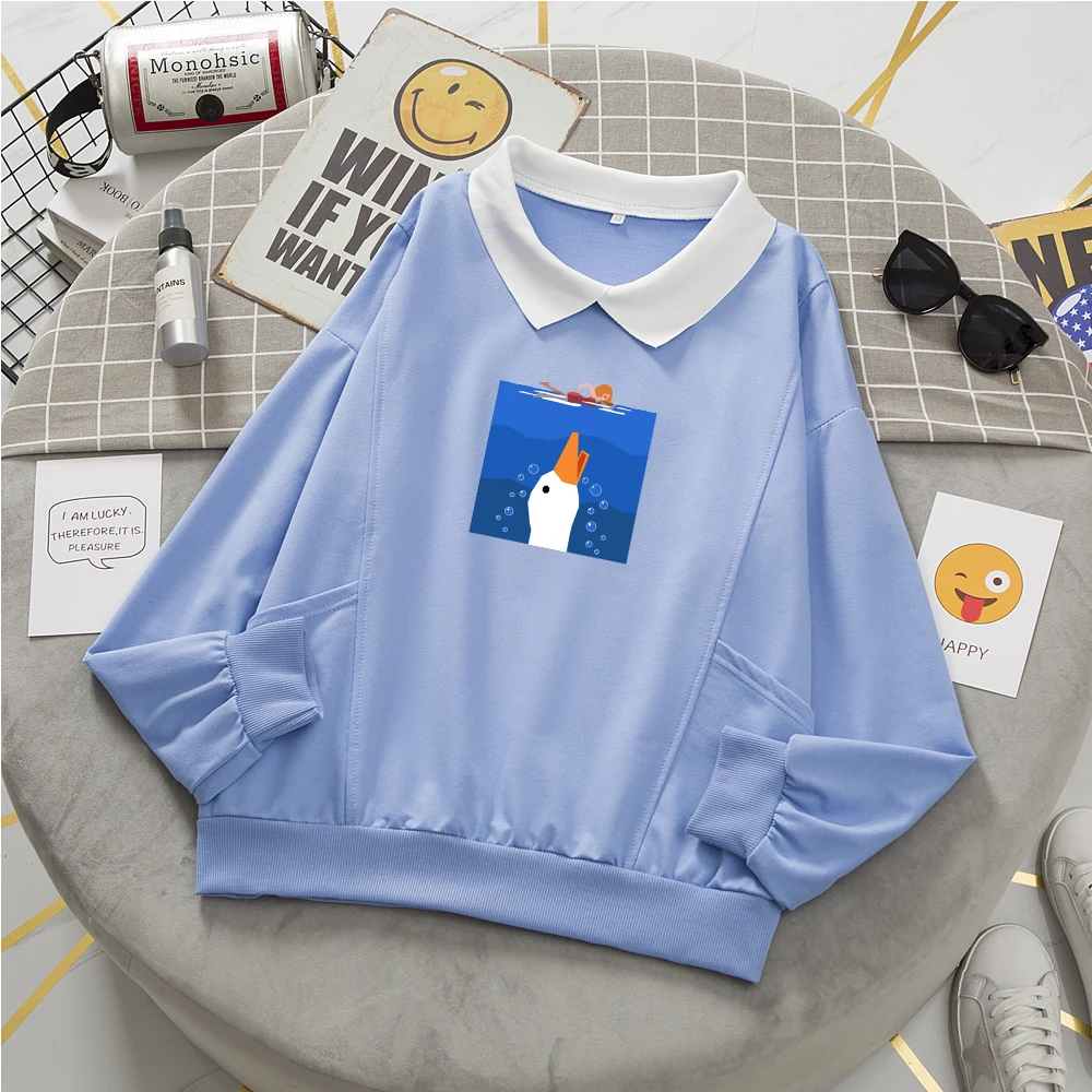 

Свитшот женский оверсайз с принтом, хлопковая толстовка с капюшоном, в стиле Kpop, милый эстетичный стиль Харадзюку, уличная одежда