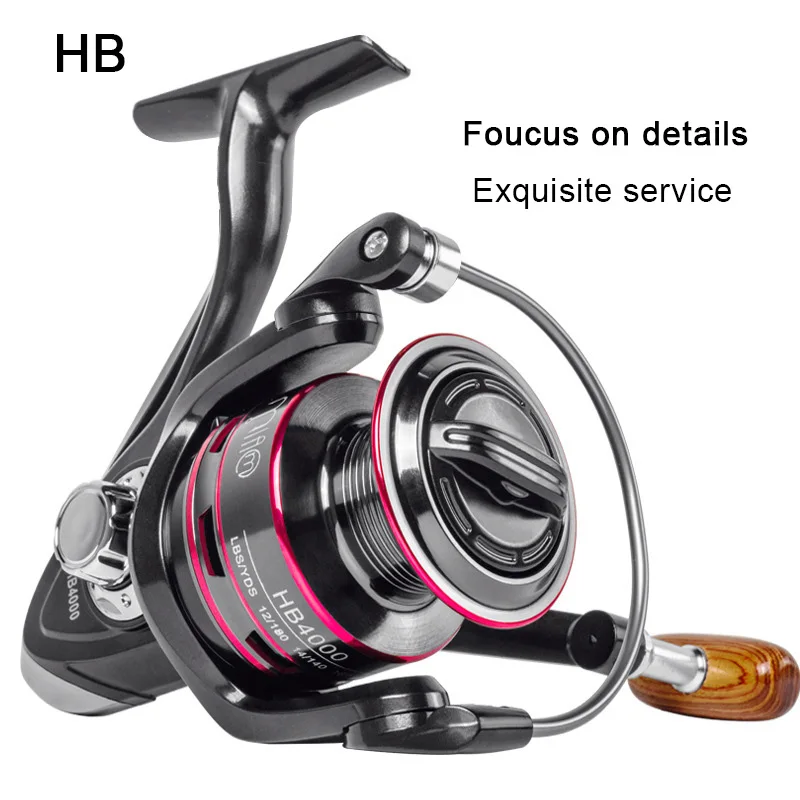 Уличная Рыболовная катушка полностью Металлическая спиннинговая выдерживает 10