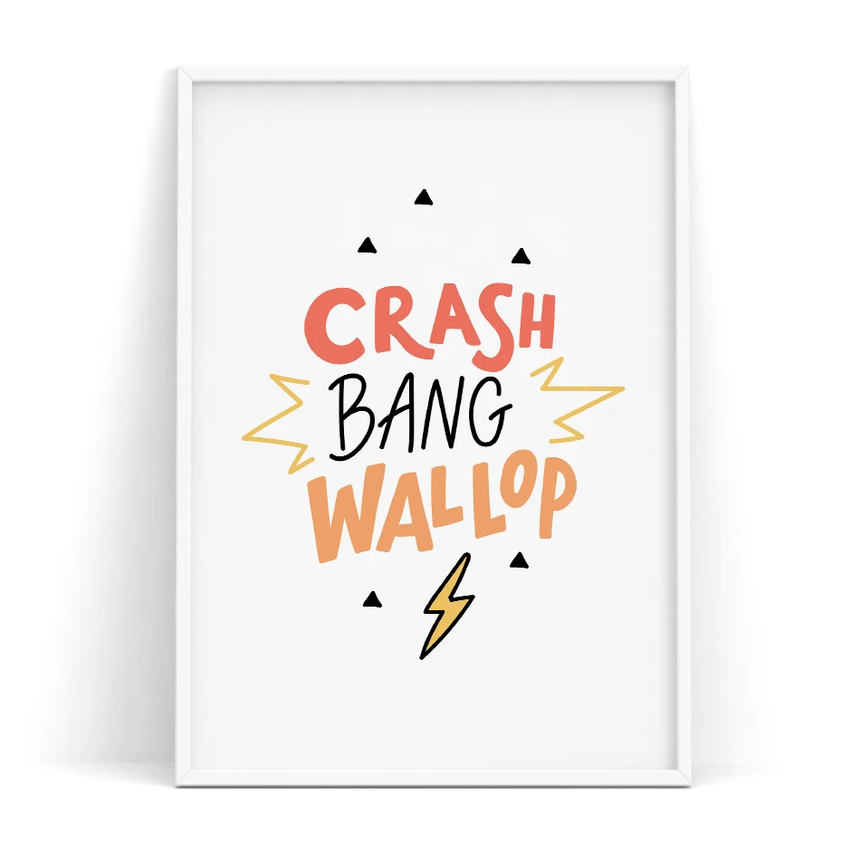 Картина на холсте Декор для дома принт дикая птица мультфильм постер