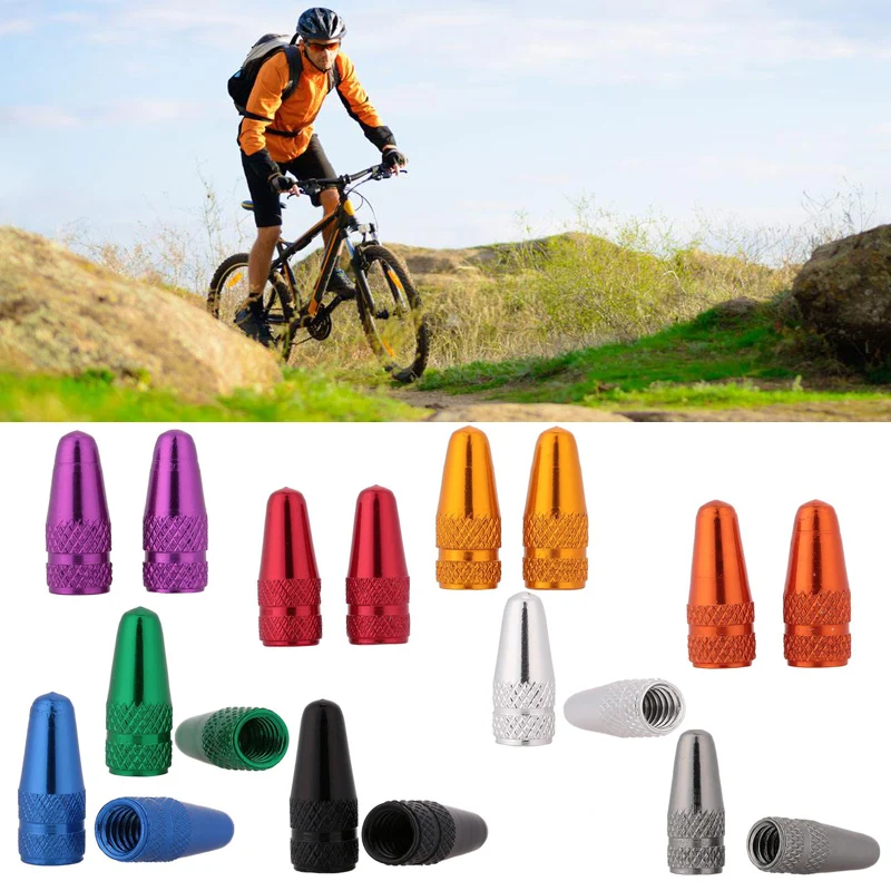 bike fahrrad reifen reifen aluminium legierung presta stem air ventil kappe staub abdeckung free global shipping