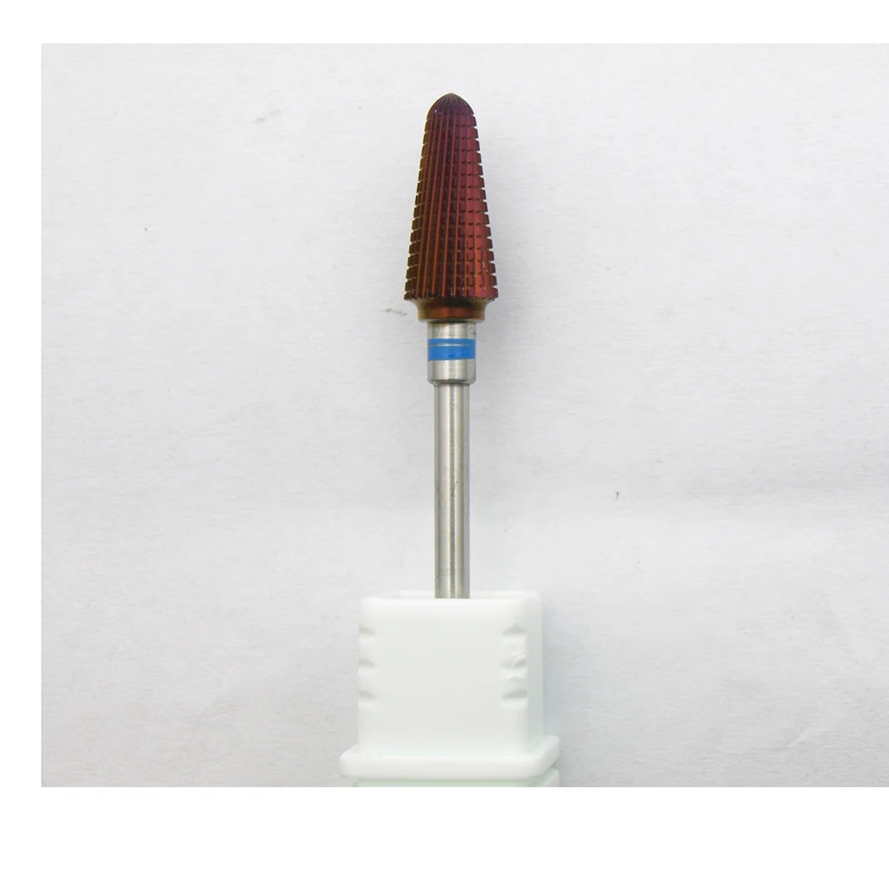 Easy Nail Purple Carbide Carbide Nail Drill Bit Tungsten Milling Cutter for Eletric Manicure Drills Machine Cuticle Clean Fi