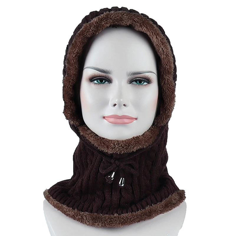 

Winter Plush Thermal Skiing Hat Snowboarding Mask Cover Keep Warm Windproof Hiking Cycling Caps Men Women Balaclava Neck Scarf