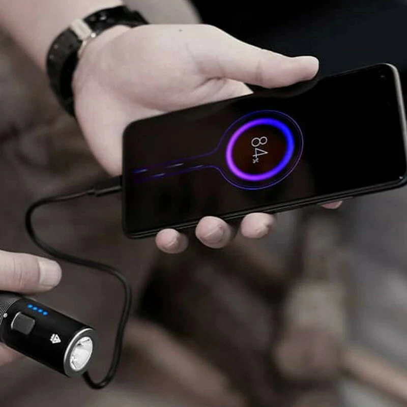 Наружная вспышка NEXTOOL 1200lm светильник свет масштабируемая с сигнализацией USB-C