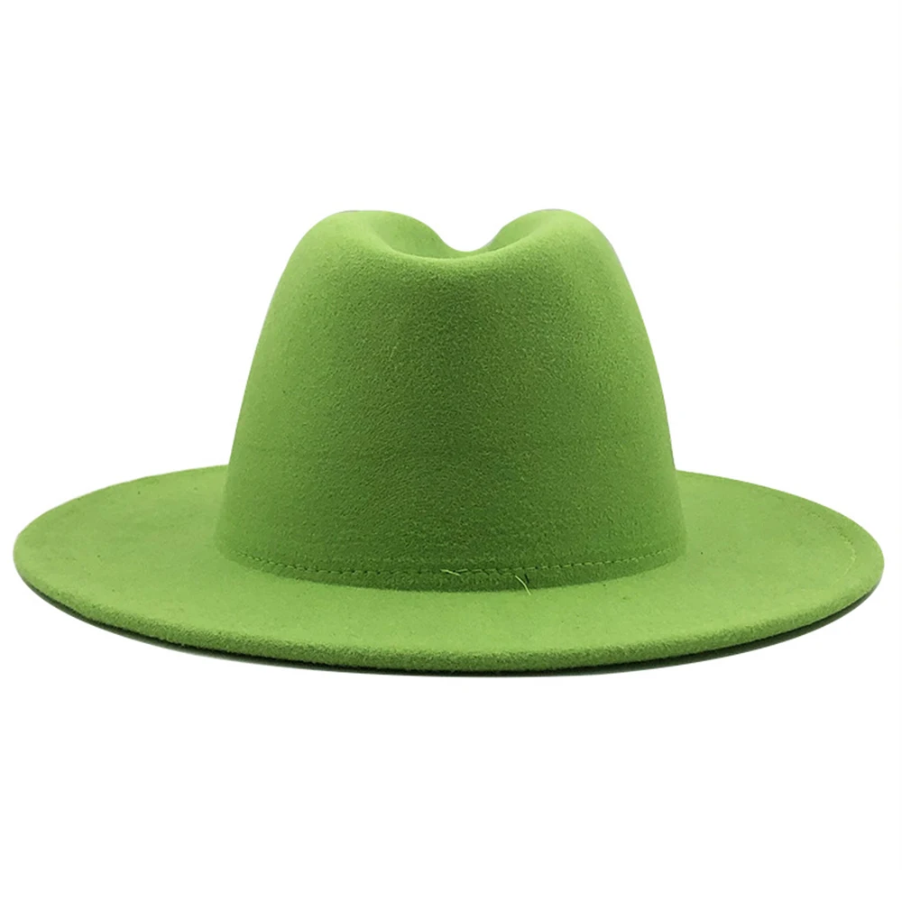 Фетровая шляпа FS с широкими полями для церкви свадьбы шляпы в стиле джаз |