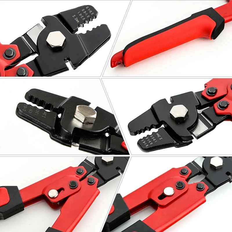 ABUO-Fishing High Carbon Steel 0.1-2.2Mm Tube Crimping Fishing Pliers Terminal Line | Спорт и развлечения