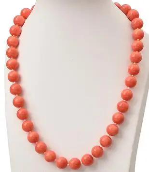 Ожерелье женское из синтетического жемчуга с красной ракушкой и круглыми