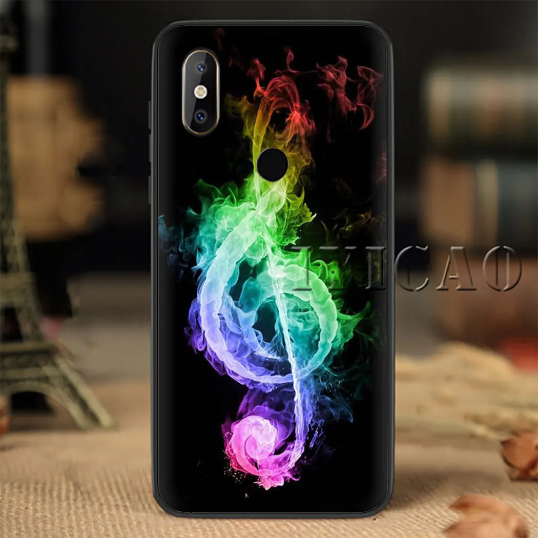 Музыкальные ноты скрипка классическая музыка мягкий чехол для телефона Xiaomi mi A2