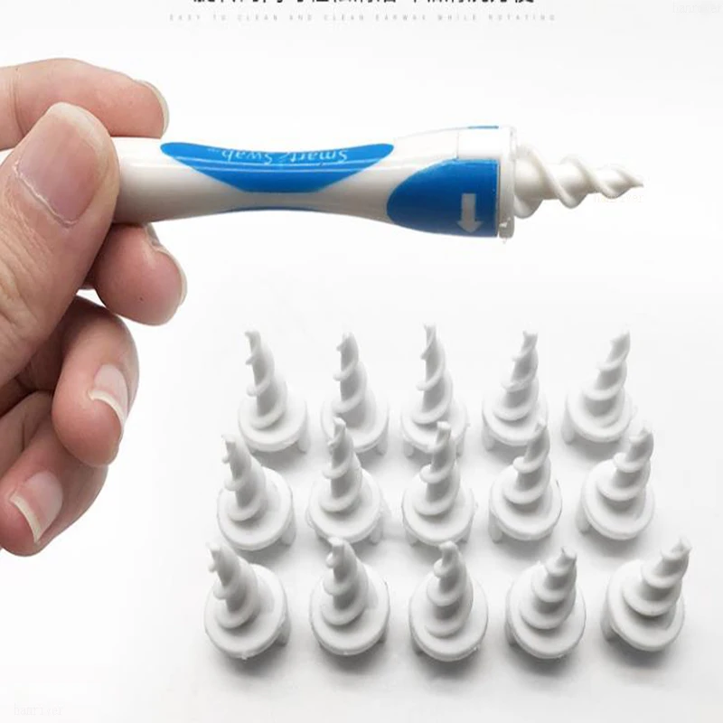 Спиральные ушные экстракторы роторные детские силиконовые восковые для