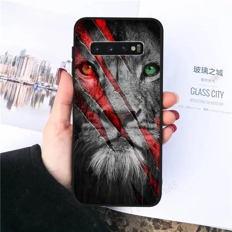

Tiger Leopard Lion Phone Case For Samsung galaxy S 7 8 9 10 20 edge A 6 10 20 30 50 51 70 note 10 plus