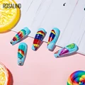 ROSALIND Гель-лак гибридные лаки для ногтей маникюр осенние цвета основа грунтовка для ногтей художественный Гель-лак для ногтей Полуперманентная эмаль