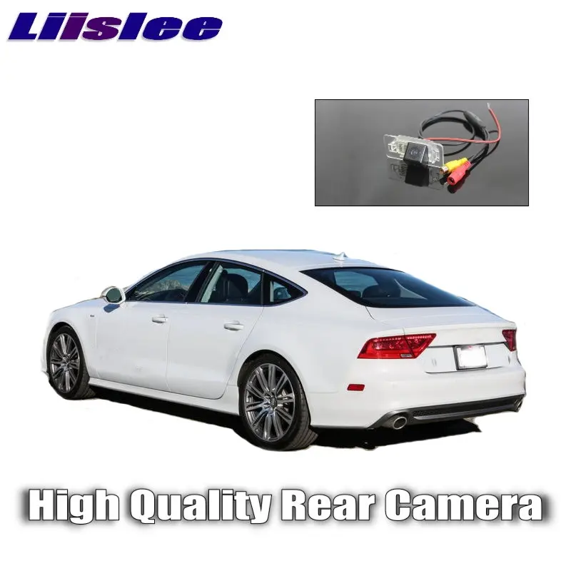 

LiisLee Автомобильная камера заднего вида для Audi A7 4G8 2010 ~ 2019 HD ночного видения, водонепроницаемая выделенная камера заднего вида