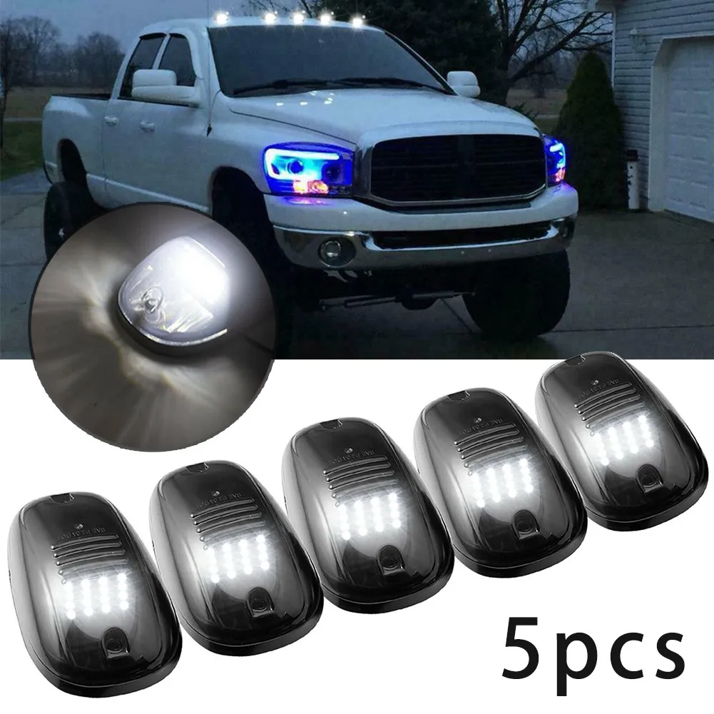 

Smoked Lens Cab Running Light 5pcs Visibility Improvement Warning Lights