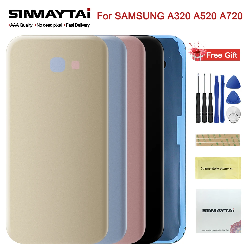 Задняя крышка батарейного отсека для Samsung Galaxy A3 A5 A7 2017 A320 A520 A520F A720 | Мобильные