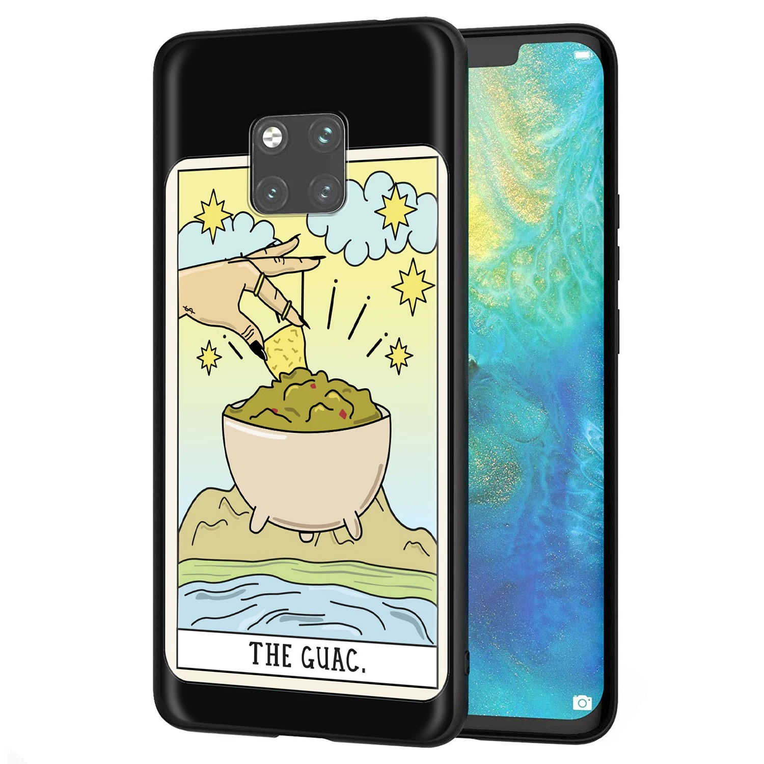 Силиконовый чехол YIMAOC для Huawei Mate 30 20 Honor 10 8x Nova 3i 3 P30 Lite Pro с изображением кофе вина