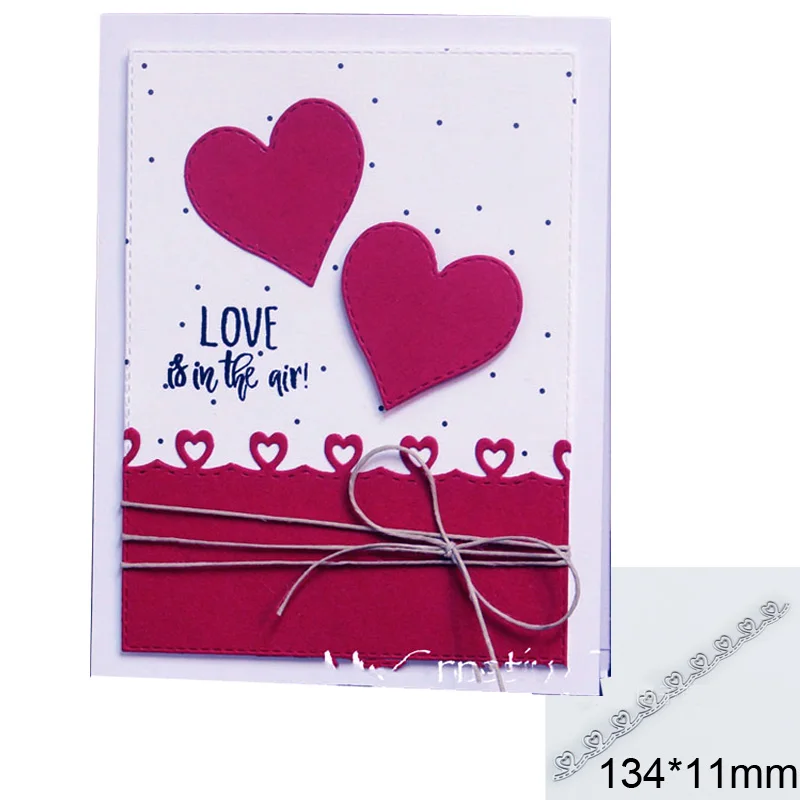 Резные штампы 2019 новые высечки в форме сердца для изготовления открыток