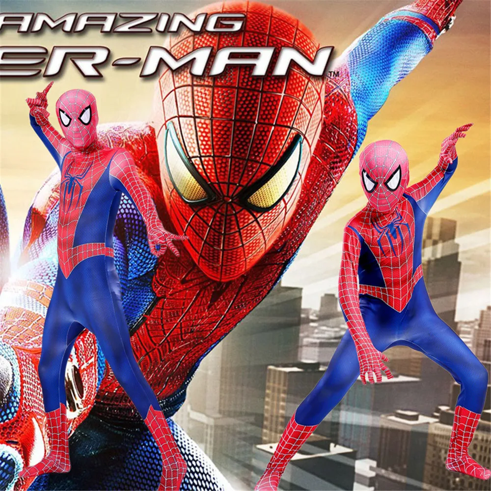 Для взрослых и детей Spider-man 3 Raimi карнавальный костюм супергерой zentai боди