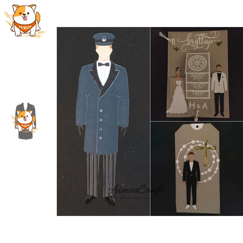 Мужская одежда металлические Вырубные штампы для пальто искусственное