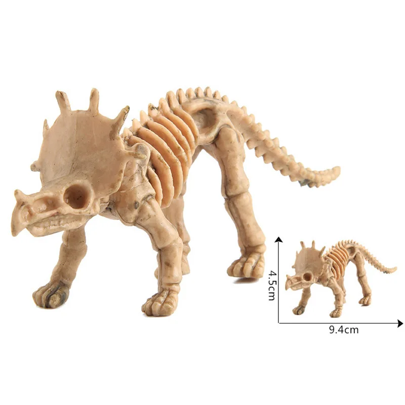 

12Pcs Dinosaur Toys Fossil Skeleton Simulation Model Set Mini Action Figure Jurassic Educational Creative Toys for Boys Children