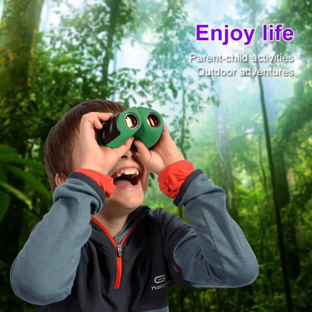 Портативный мини-телескоп 8X21 детский цветной бинокль для наблюдения за природой