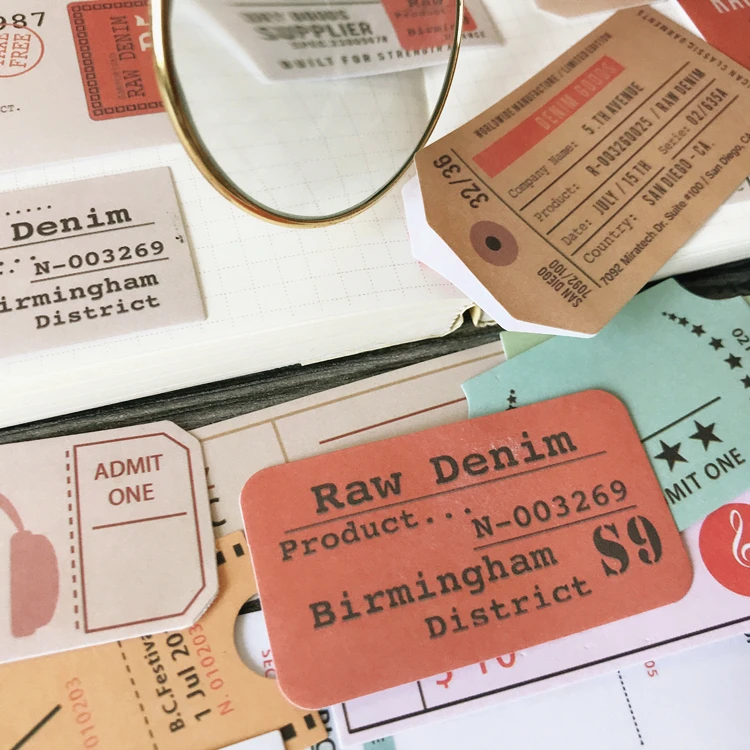 Винтажная наклейка на ярлык и надписей 27 шт./компл. DIY альбом для скрапбукинга