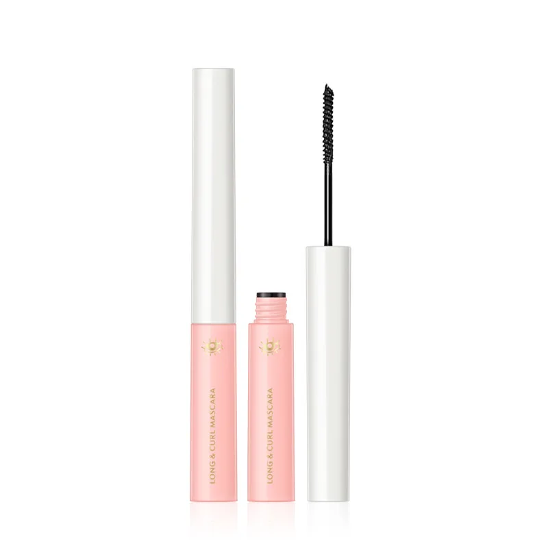 

2pcs 3d Silk Fiber Mascara Waterproof and Quick Dry Natural Soft Long Eye Makeup Long-lasting Thick Curling Lengthening Brown