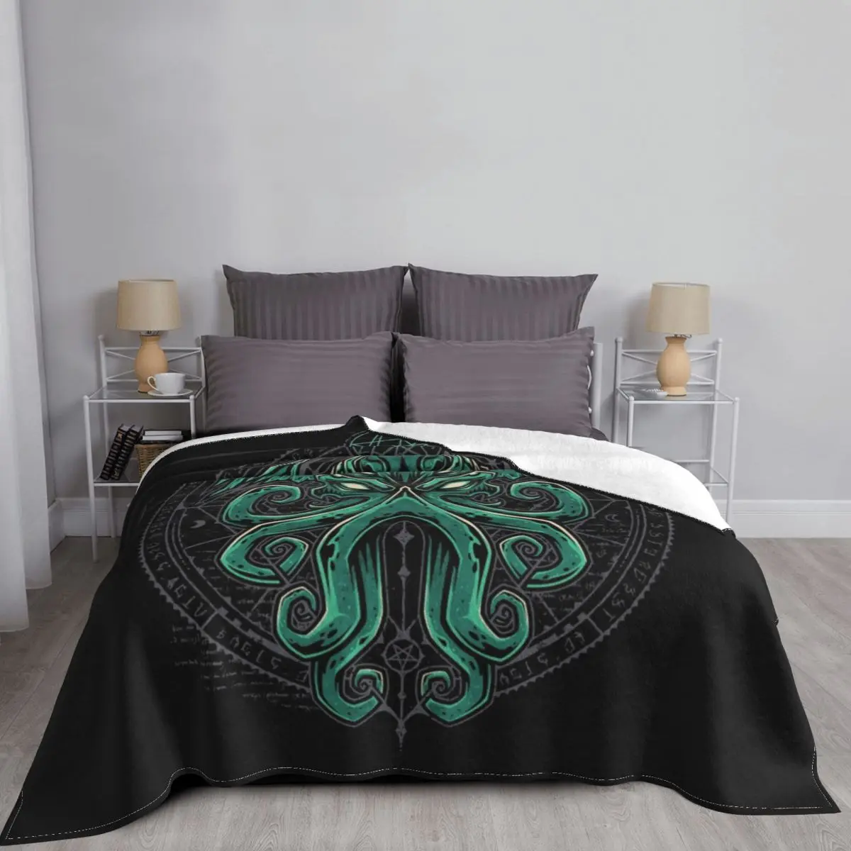 Большое пушистое одеяло Cthulhu s Lovecraft для дивана постельное белье 125*100 см коврик |
