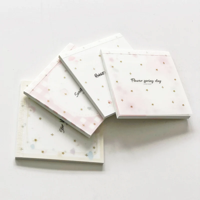

30 pages/Pack Fresh Sakura Planet Flowers Memo Pads Pocket Small Notepads Stationery
