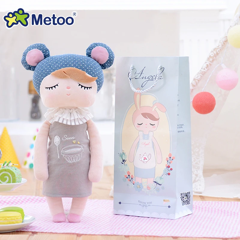 Кукла Metoo, мягкие плюшевые игрушки для девочек, детские мягкие животные, милый мультяшный Кролик для детей, Рождественский подарок на день рождения - Цвет: 912-7