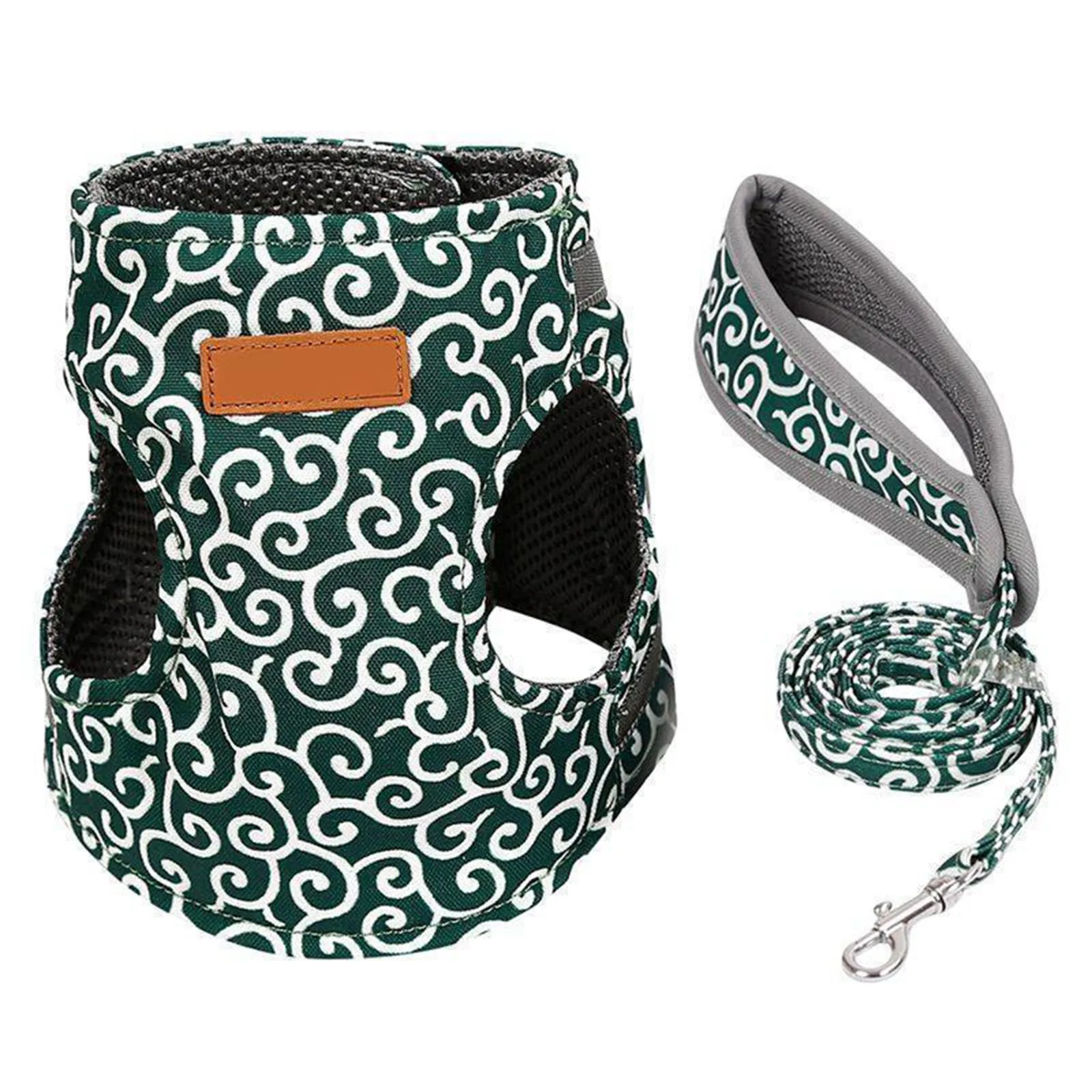 

Cat Harness Vest Collar Outdoor Walking Lead Leash Set Traction Rope Vest Type Antibreakaway Cat Special Chest Strap Vest Style