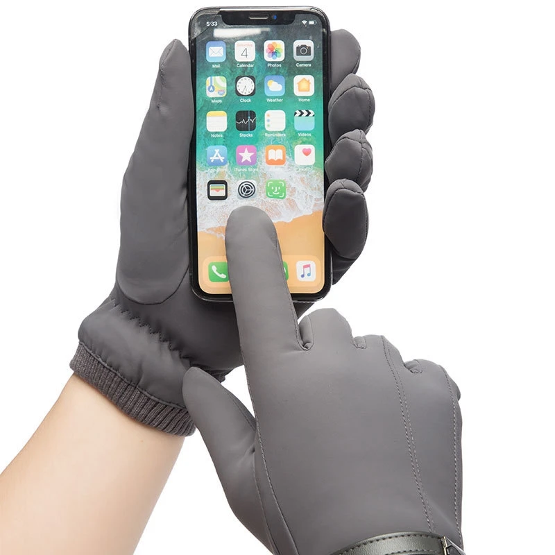 Зимние Для Мужчин's Утепленные перчатки и непромокаемая Лыжная теплая