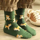 Новинка 2019 г., милые женские повседневные носки из чесаного хлопка Kawai с рисунком Милого Животного В Стиле Харадзюку