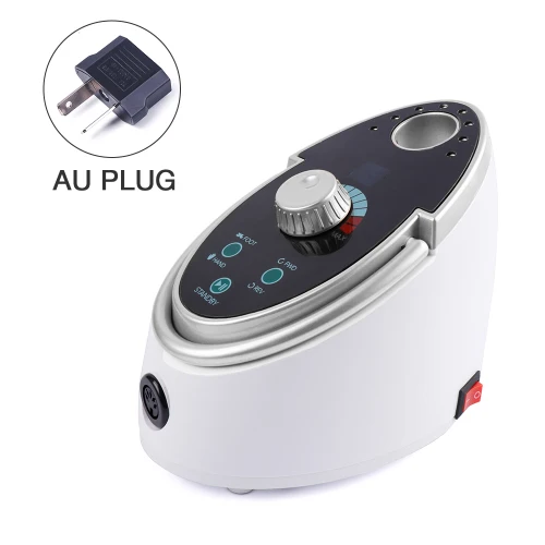Silver AU Plug ForeverLily электрическая дрель для ногтей 35000 об/мин 65 Вт маникюр педикюр машина для Гель-лак для нейл-арта с керамической головкой для ногтей - Цвет: Silver AU Plug
