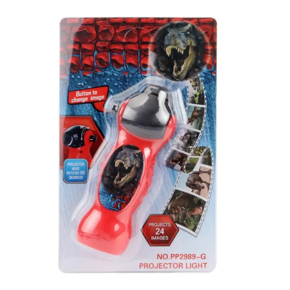 

Projection Flashlight Toys For Children's Early Education Dinosaur Amusing Plastic Projection Flashlight