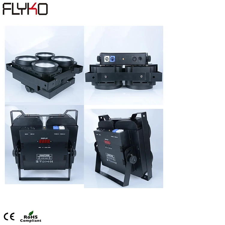 Горячая продажа напрямую с фабрики 4 глаза 4x100 Вт теплый + холодный белый dmx