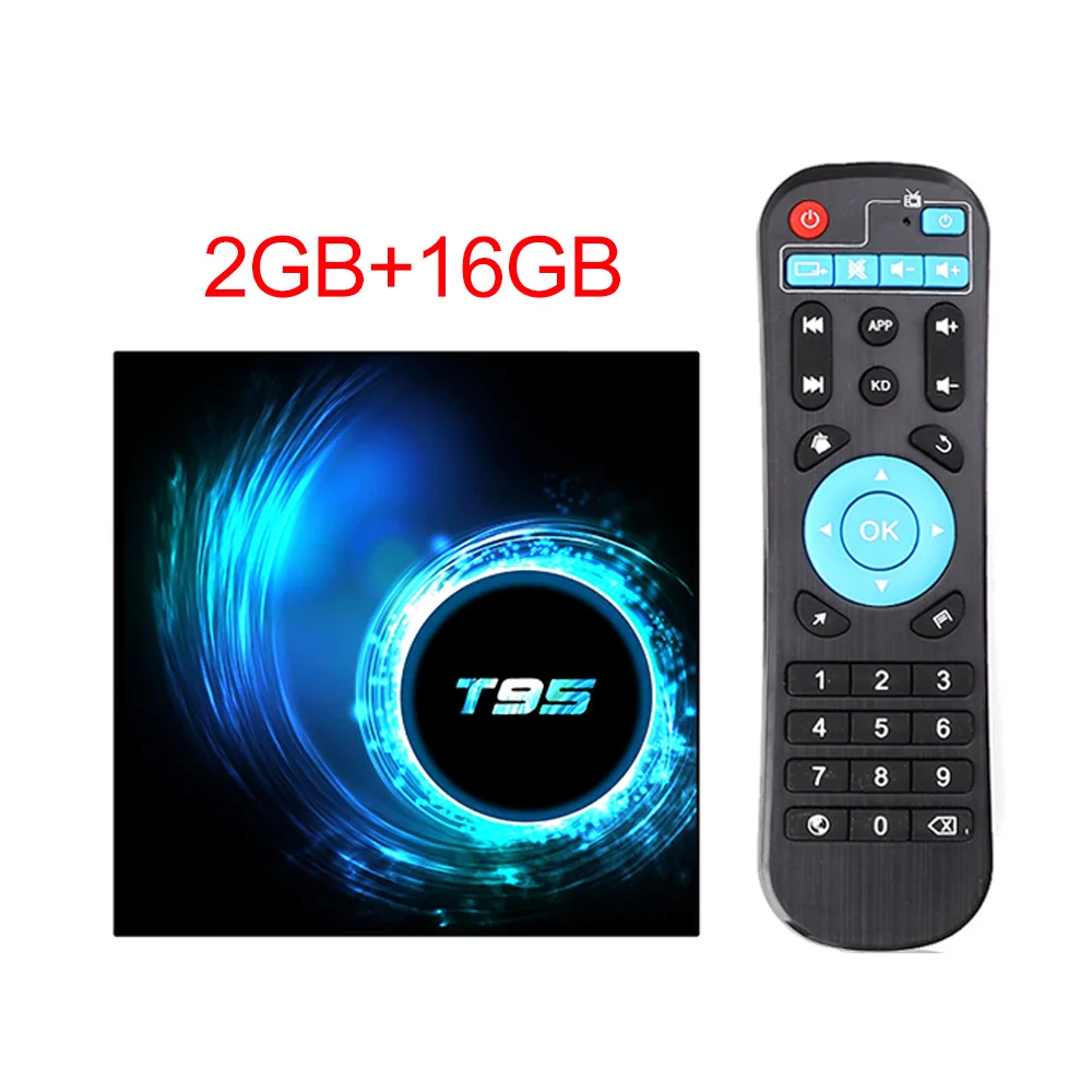 T95 H616 Android 10 tv box Allwinner четырехъядерный wifi IP tv Box 4 ГБ 32 ГБ Отт SetTopBox 6k Youtube Netflix Google Smart медиаплеер - Цвет: 2GB 16GB