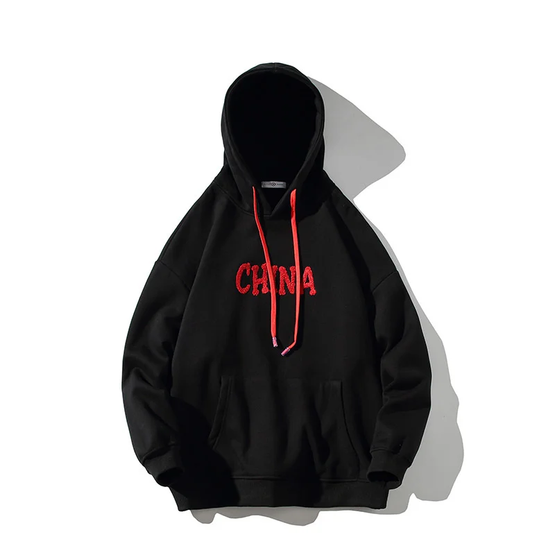 Национальный Модный свитер с капюшоном для студенток Свободное пальто в