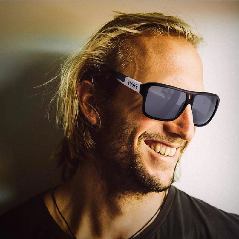 2020 поляризованные солнцезащитные очки MIZHO мужские спортивные с квадратным