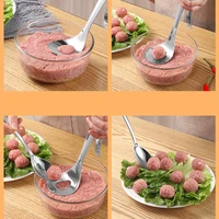 meatball maker spoon stainless steel meatball maker non stick creative meat ball spoon meat tools kitchen gadgets