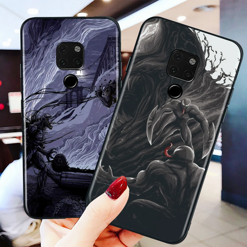 

Marvel Terrorist venom for huawei Mate 10 20 30 40 Lite Pro X Lite RS Plus TPU Black Phone Case