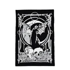 Крутая аппликация сделай сам с изображением Луны, кота, крыльев, черепа, нашивки на одежду, Джерси, куртки, аксессуары для украшения, индивидуальный дизайн