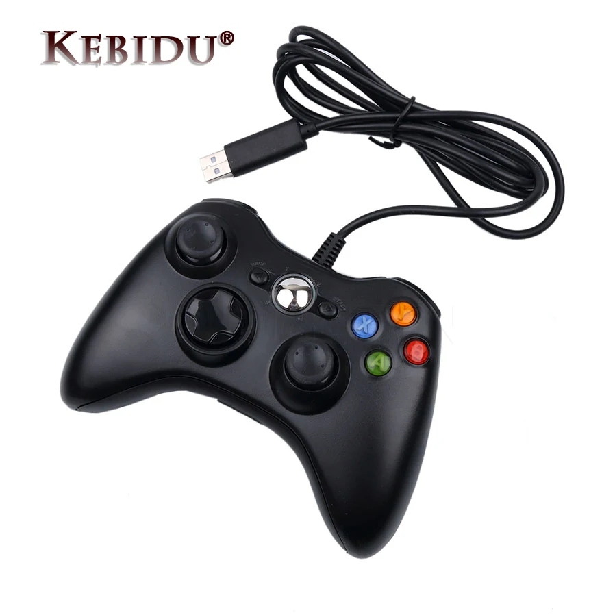 

Kebidu USB Wired Joypad Gamepad Wholesale Game Controller For Microsoft Game System PC Laptop For Windows 7