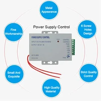 mini metal input ac110 240v output dc 12v 3a 30w power supply controller for door access control system switchadaptercovertor