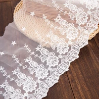 223442cm wide white lace ribbon for weddng dress diy crafts sewing fabric trim clothing handmade needlework accessories 2yards