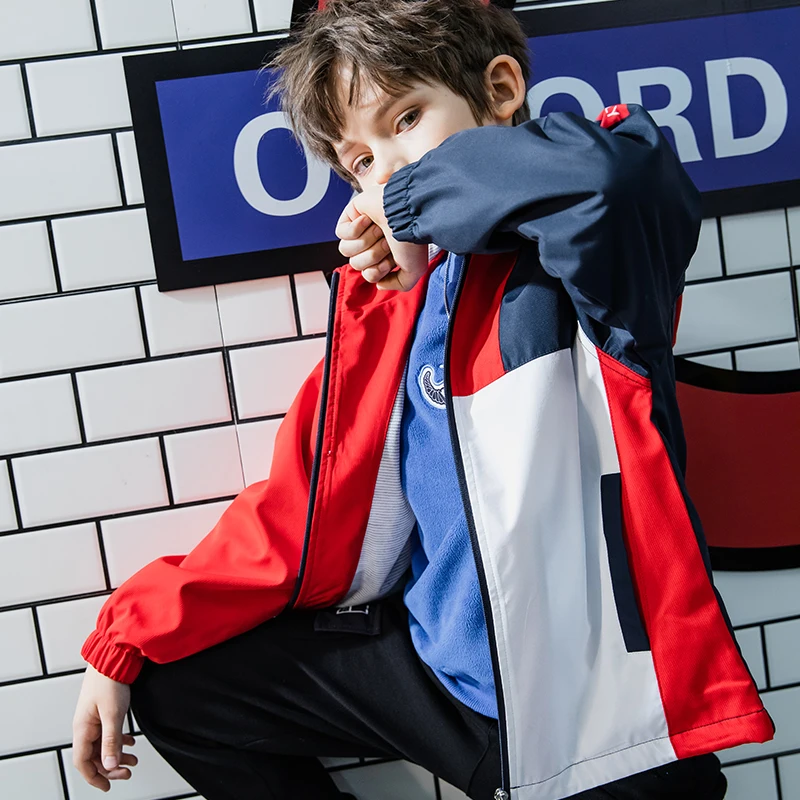 Детская осенняя куртка 2021 Новый Водонепроницаемый теплые куртки для маленьких