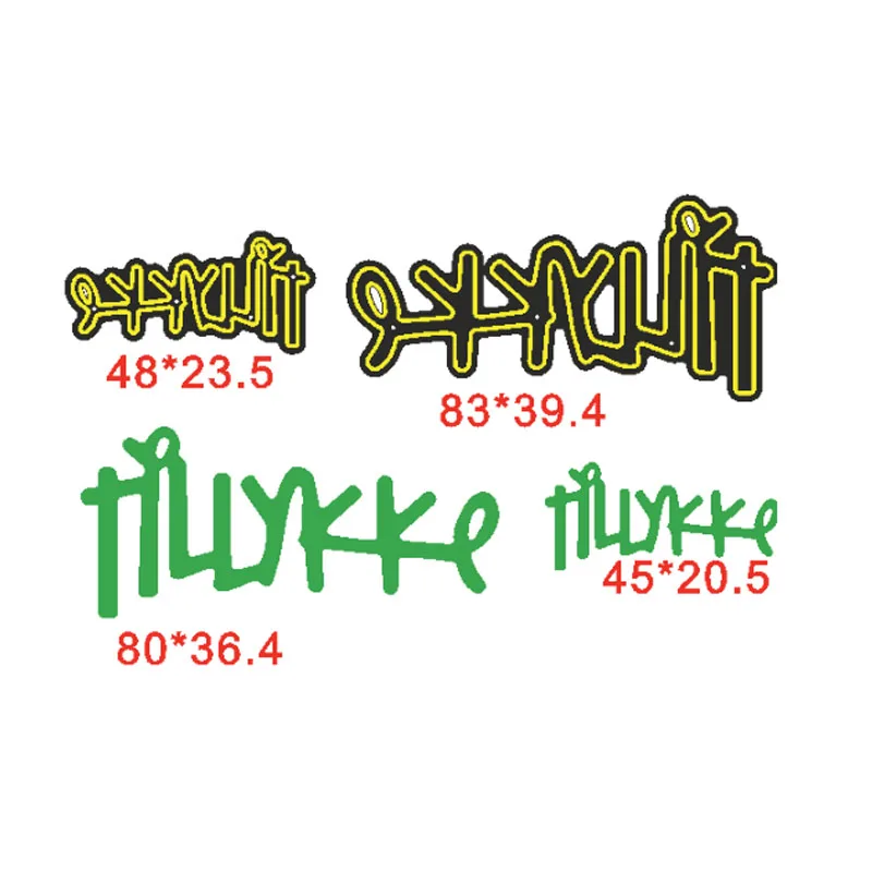 Tillykke датское слово высечки для открыток tillykke скрапбукинга металлические новые